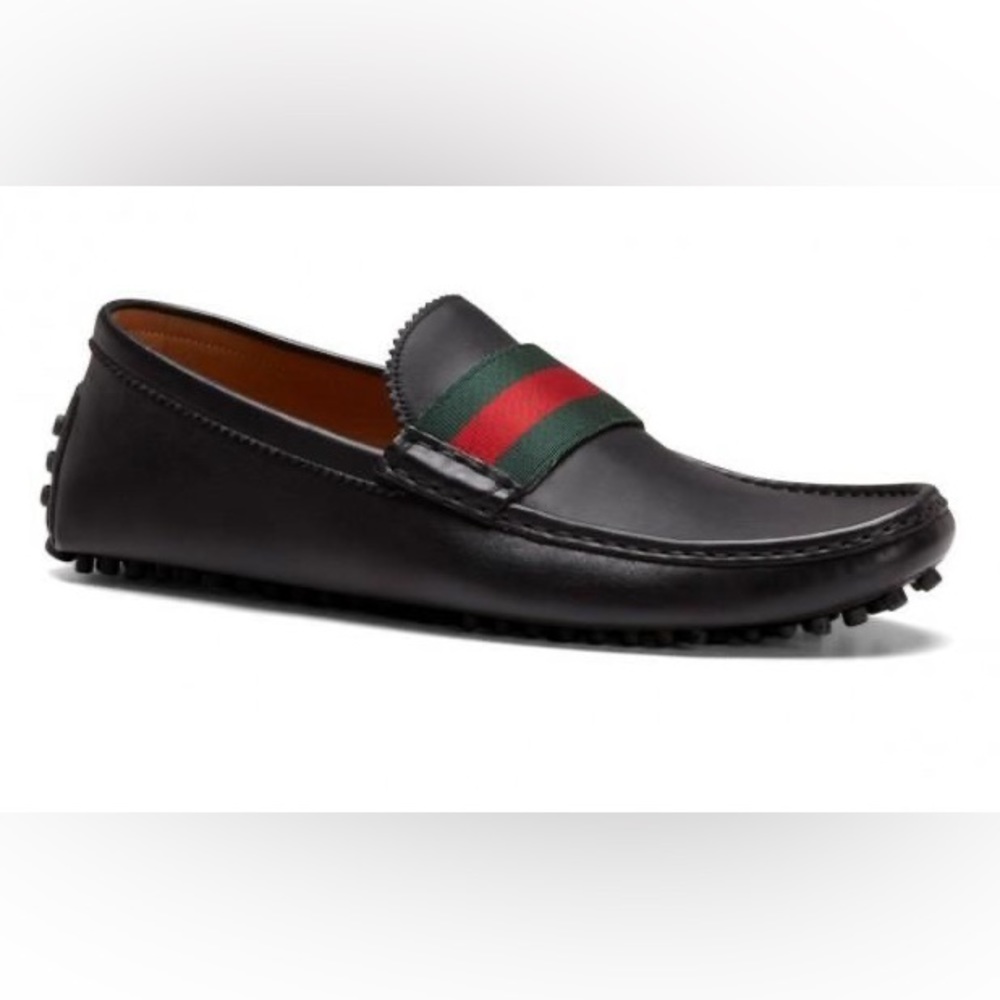 Gucci Driver in Black w/ Red/Green Logo - Men’s (8)